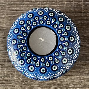 Mandala Round Candle Holder 192