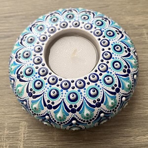 Mandala Round Candle Holder 194