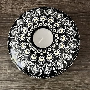 Mandala Round Candle Holder 203