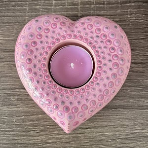 Mandala Love Heart Candle Holder 212