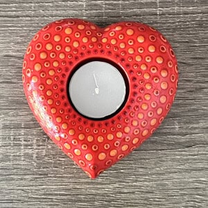 Mandala Love Heart Candle Holder 213