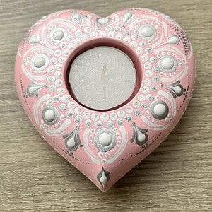 Mandala Love Heart Candle Holder 215